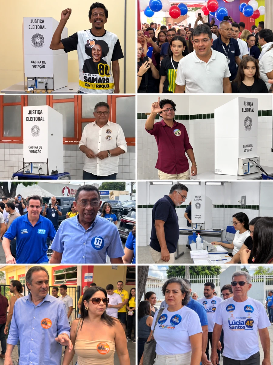 Candidatos ao Governo do Piauí votam em Teresina e Parnaíba neste domingo; veja como foi