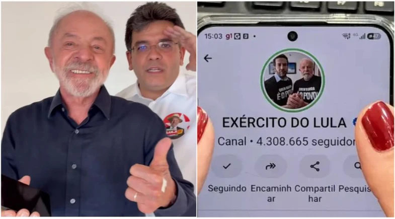 Rafael Fonteles presenteia Lula com celular para integrar grupo de WhatsApp com 7,5 milhões de seguidores