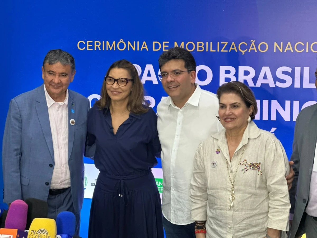 Em Teresina, Janja apresenta Pacto Brasil contra o Feminicídio e relembra vítimas piauienses