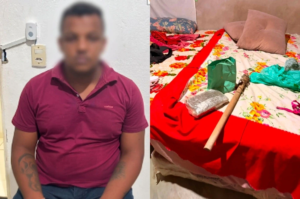 Homem é preso suspeito de agredir companheira e ameaçá-la de morte em São Raimundo Nonato