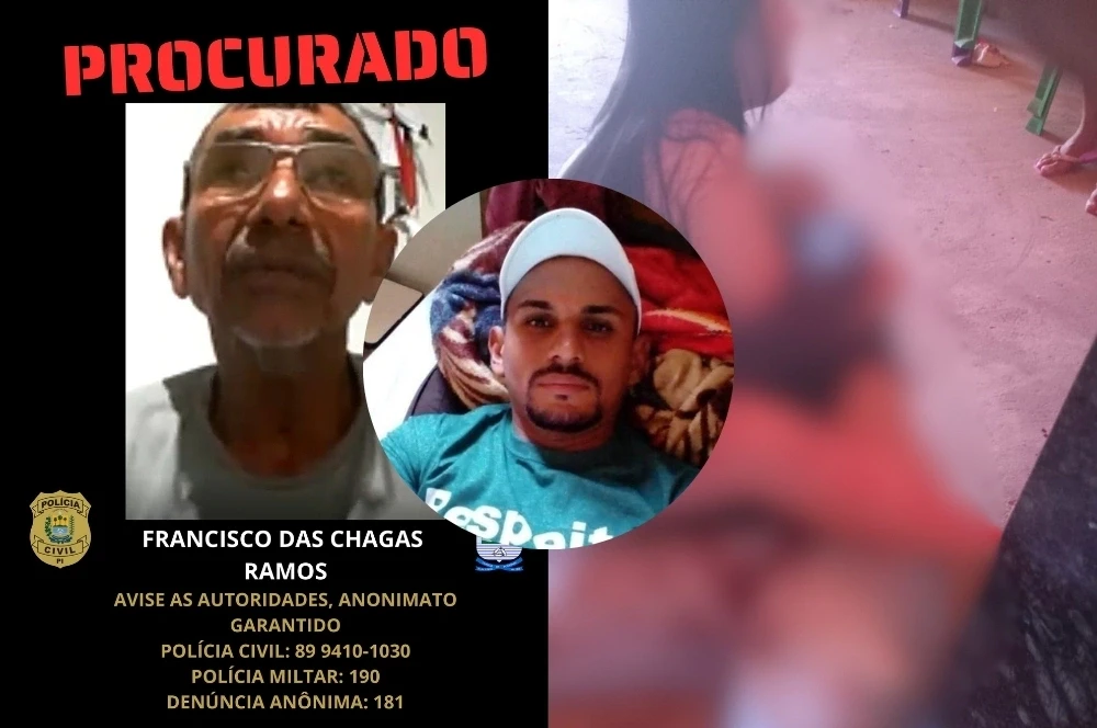 Polícia divulga foto de pai suspeito de matar o próprio filho em Guadalupe